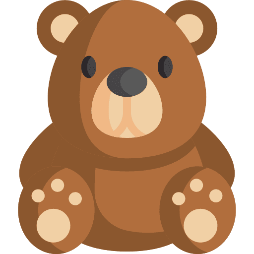 Toy bear icon