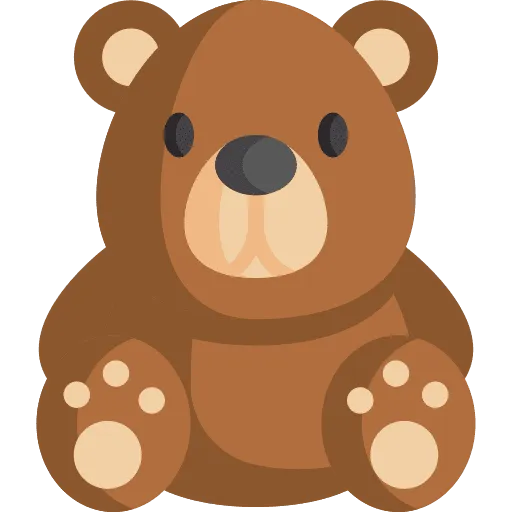 Toy bear icon
